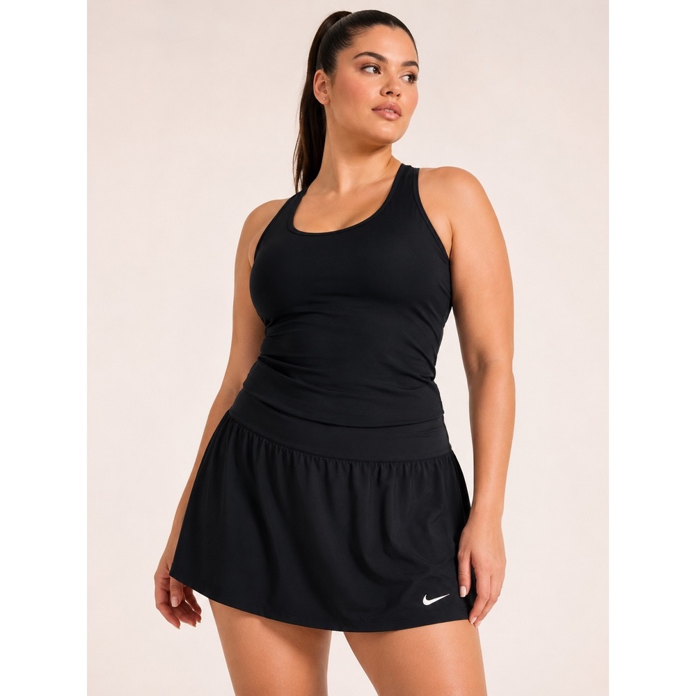 NWOT Nike Workout Skirt Womens XL Black Tennis Athleisure Skort NESS9201‎